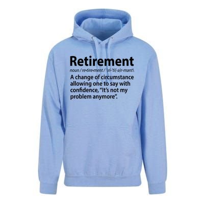 Funny Retirement Definition  Unisex Surf Hoodie