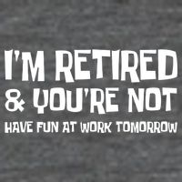 Funny Retirement Design I'm Retired And You're Not 7-Panel Snapback Hat