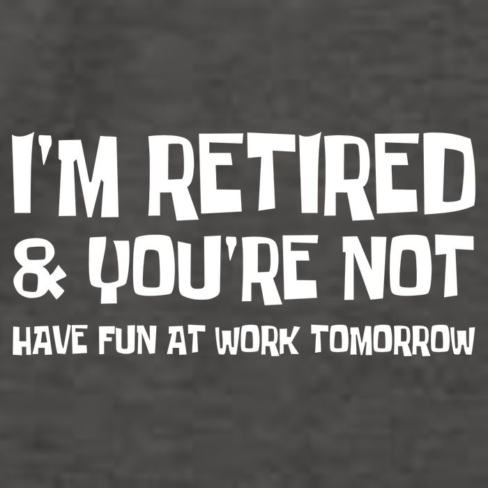 Funny Retirement Design I'm Retired And You're Not Vector Backpack
