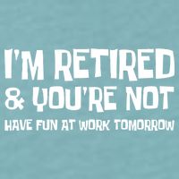 Funny Retirement Design I'm Retired And You're Not Sueded Cloud Jersey T-Shirt