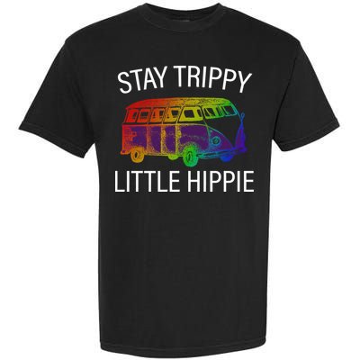 Funny Reto - Stay Trippy Little Hippie Garment-Dyed Heavyweight T-Shirt