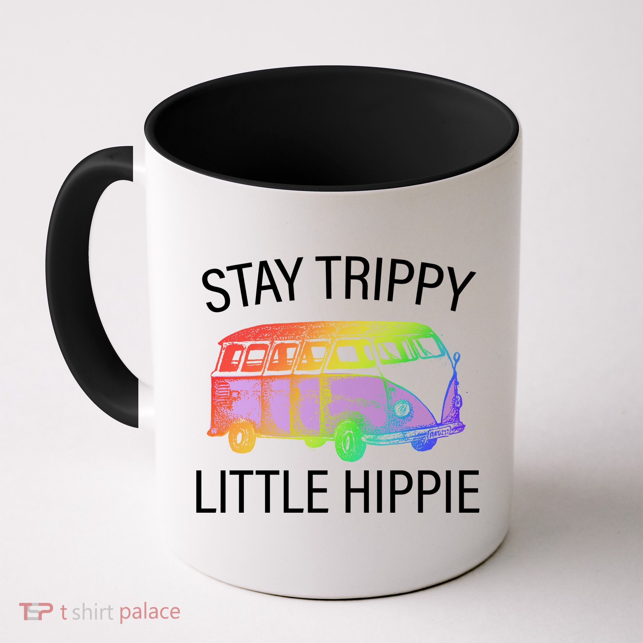 Funny Reto - Stay Trippy Little Hippie Coffee Mug