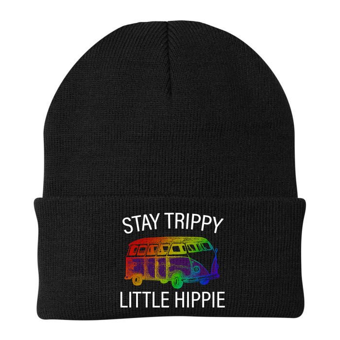 Funny Reto - Stay Trippy Little Hippie Beanie