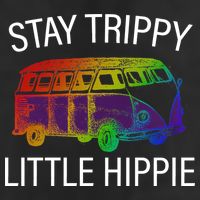 Funny Reto - Stay Trippy Little Hippie Beanie