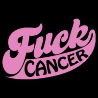 Funny Retro Fck Cancer Logo Breast Cancer Support T-Shirt