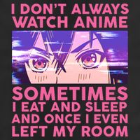 Funny Retro I Don't Always Watch Anime Anime Fan Adult Drive Performance Visor