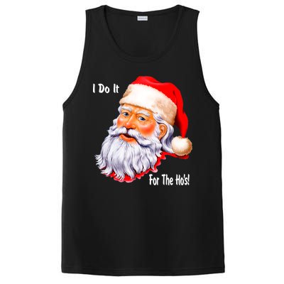 Funny Santa Claus I Do It For The HO'S Christmas PosiCharge Competitor Tank