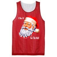 Funny Santa Claus I Do It For The HO'S Christmas Mesh Reversible Basketball Jersey Tank