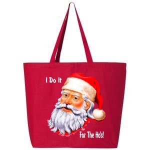 Funny Santa Claus I Do It For The HO'S Christmas 25L Jumbo Tote