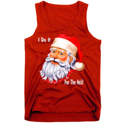 Funny Santa Claus I Do It For The HO'S Christmas Tank Top