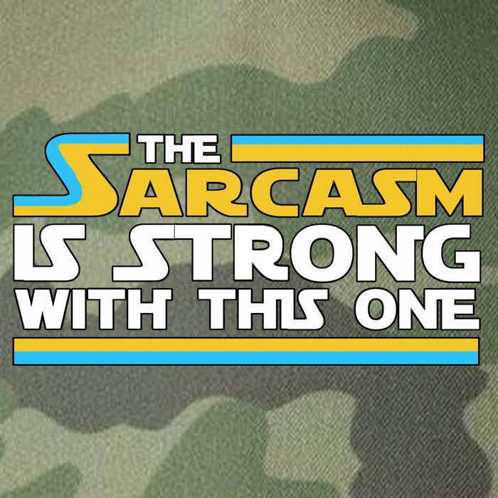 Funny Sarcasm Is Strong With This One Spoof Legacy Tie Dye Trucker Hat