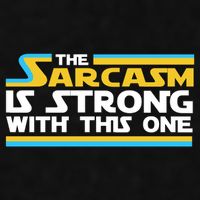 Funny Sarcasm Is Strong With This One Spoof Ladies PosiCharge Tri-Blend Wicking Tank