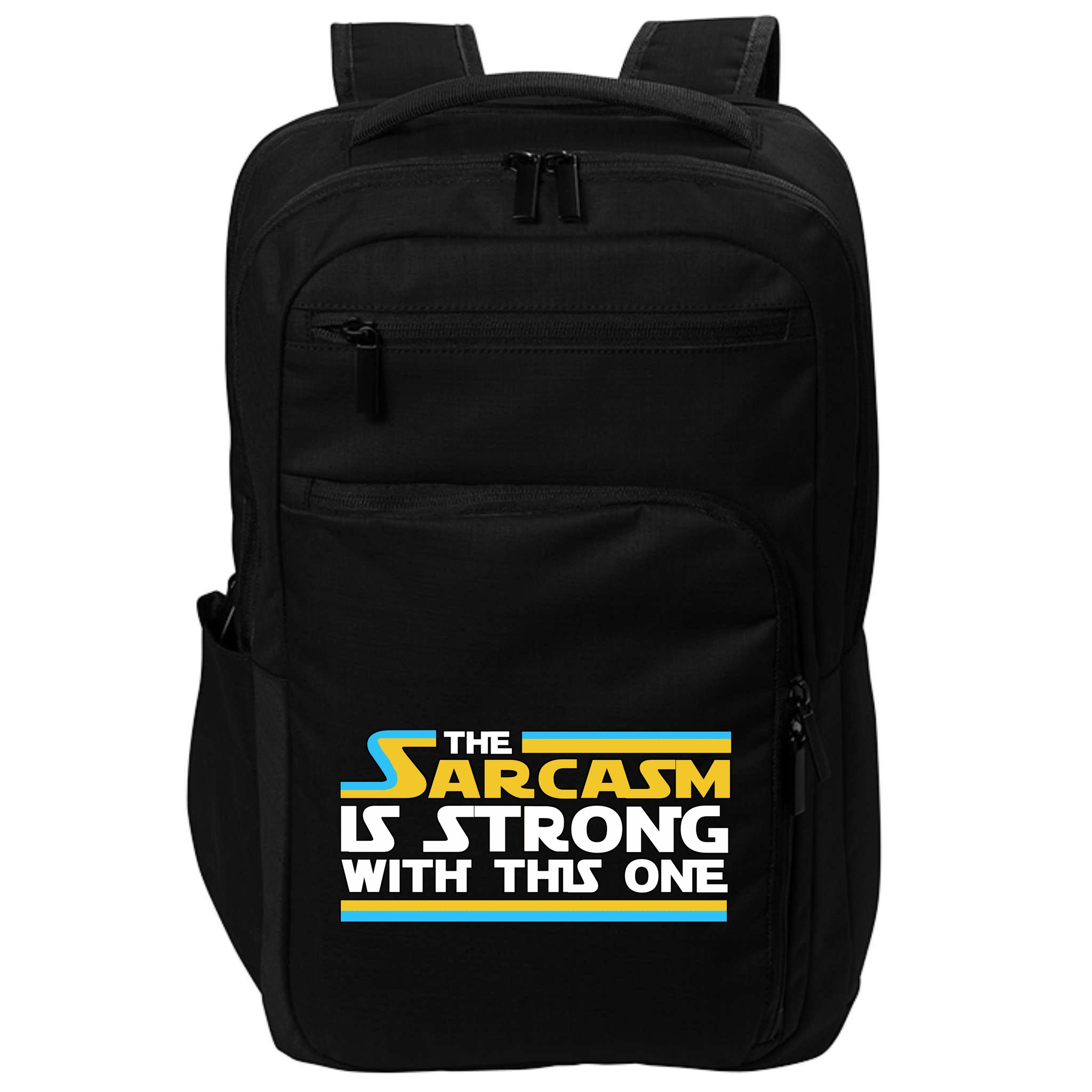 Funny Sarcasm Is Strong With This One Spoof Impact Tech Backpack