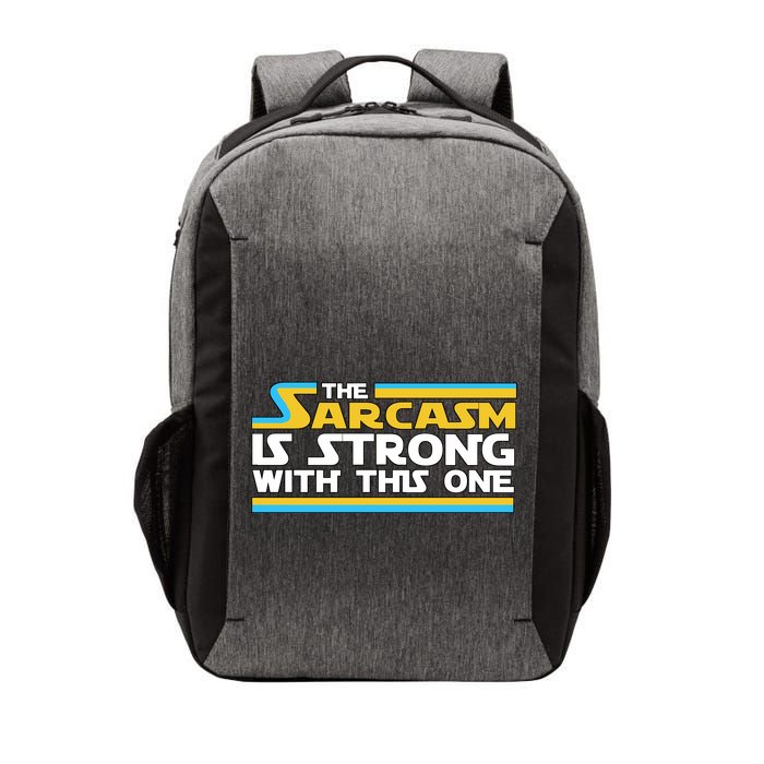 Funny Sarcasm Is Strong With This One Spoof Vector Backpack