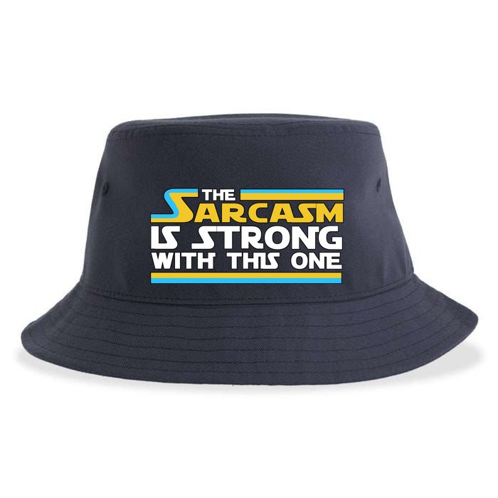 Funny Sarcasm Is Strong With This One Spoof Sustainable Bucket Hat