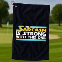 Funny Sarcasm Is Strong With This One Spoof Golf Towel
