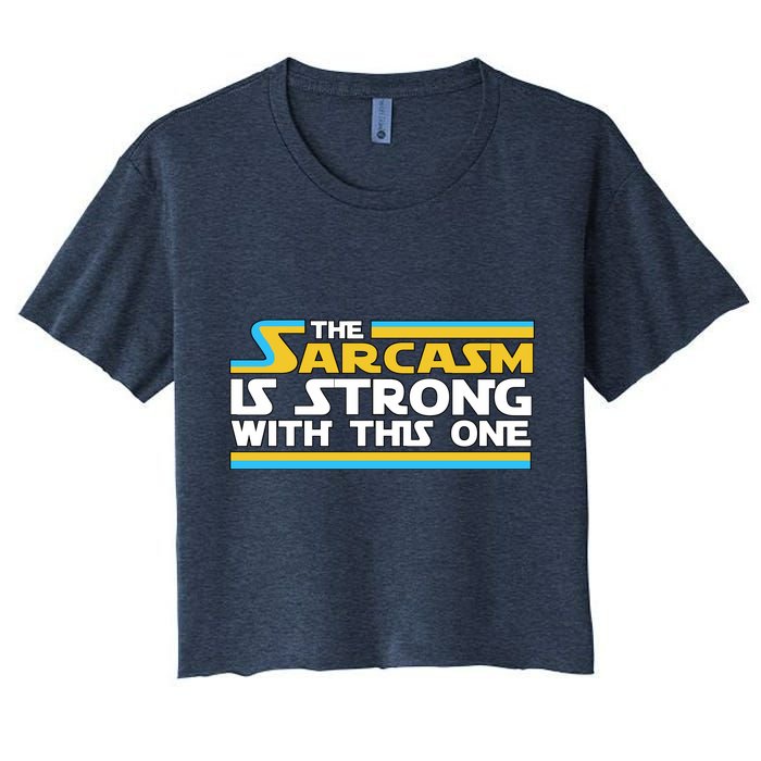 Funny Sarcasm Is Strong With This One Spoof Crop Top