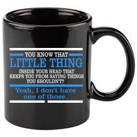 Funny Sarcastic Mind 11oz C Handle Ceramic Mug