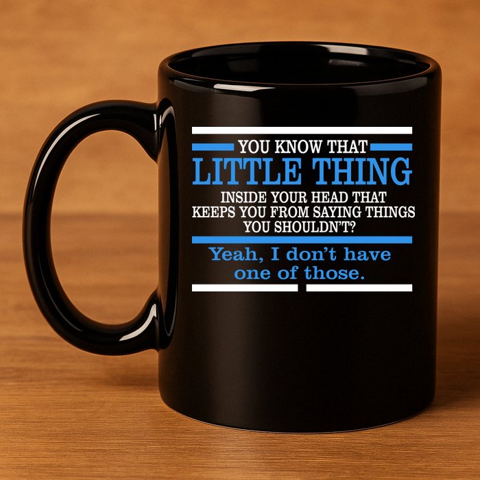 Funny Sarcastic Mind 11oz C Handle Ceramic Mug