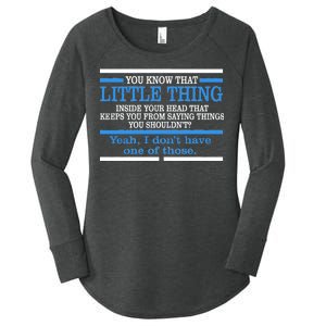 Funny Sarcastic Mind Women's Perfect Tri Tunic Long Sleeve Shirt