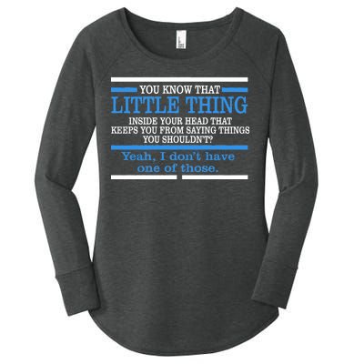 Funny Sarcastic Mind Women's Perfect Tri Tunic Long Sleeve Shirt