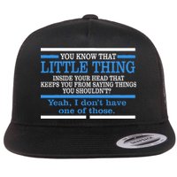 Funny Sarcastic Mind Flat Bill Trucker Hat