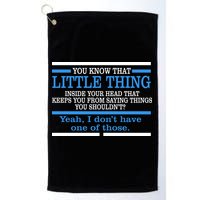 Funny Sarcastic Mind Golf Towel