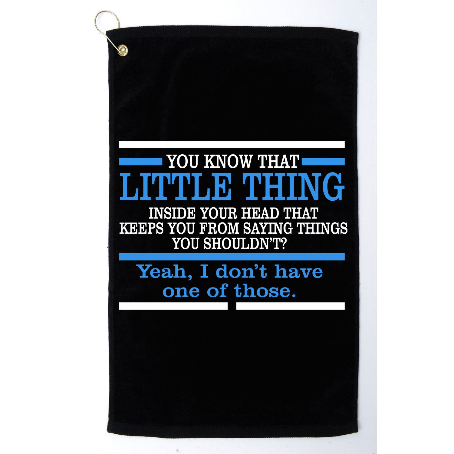 Funny Sarcastic Mind Golf Towel