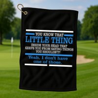 Funny Sarcastic Mind Golf Towel