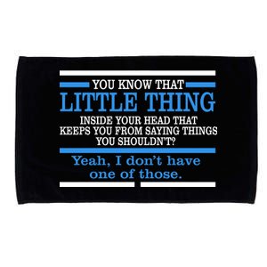 Funny Sarcastic Mind Microfiber Hand Towel