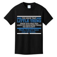 Funny Sarcastic Mind Kids T-Shirt