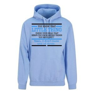 Funny Sarcastic Mind Unisex Surf Hoodie