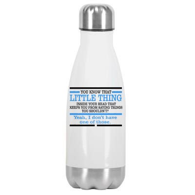 Funny Sarcastic Mind Stainless Steel Insulated Water Bottle