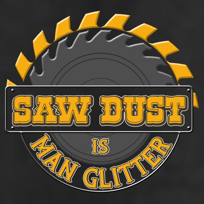 Funny Saw Dust Is Man Glitter Adult Drive Performance Visor