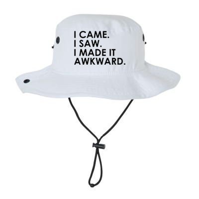 Funny Saying - I Came. I Saw. I Made It Awkward. Legacy Cool Fit Booney Bucket Hat