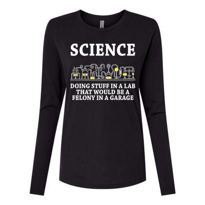 Funny Science Definition Womens Cotton Relaxed Long Sleeve T-Shirt