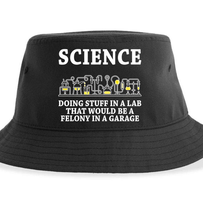 Funny Science Definition Sustainable Bucket Hat