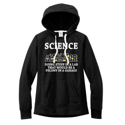 Funny Science Definition Women's Fleece Hoodie