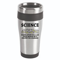 Funny Science Definition 16oz Travel Tumbler