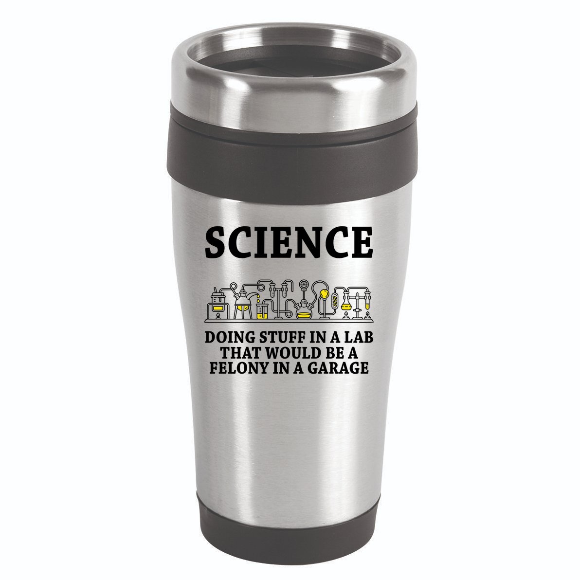 Funny Science Definition 16oz Travel Tumbler