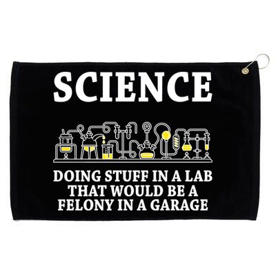 Funny Science Definition Grommeted Golf Towel