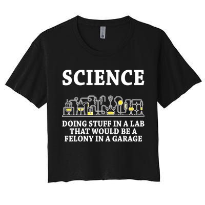 Funny Science Definition Crop Top