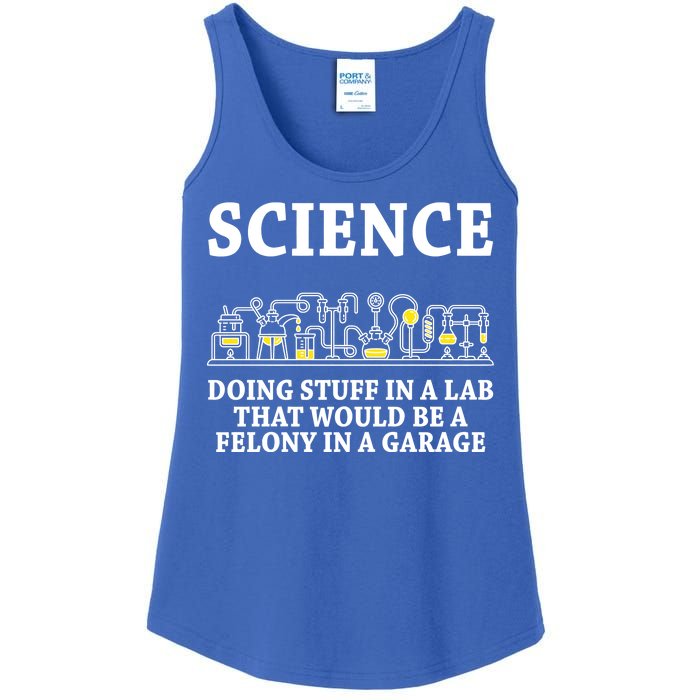 Funny Science Definition Ladies Essential Tank