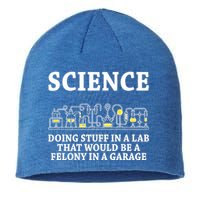 Funny Science Definition Sustainable Beanie