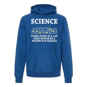 Funny Science Definition Premium Hoodie