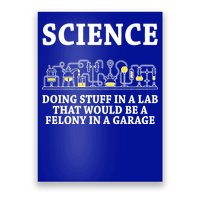 Funny Science Definition Poster