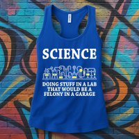 Funny Science Definition Womens Tank Top