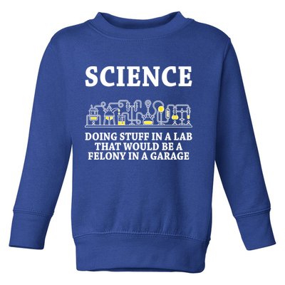Funny Science Definition Toddler Sweatshirt