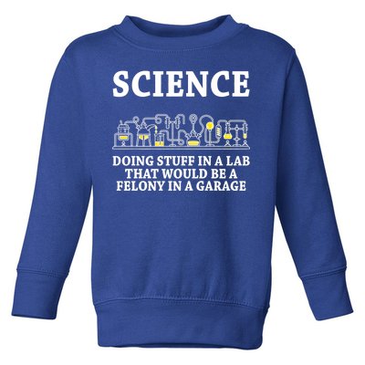 Funny Science Definition Toddler Sweatshirt