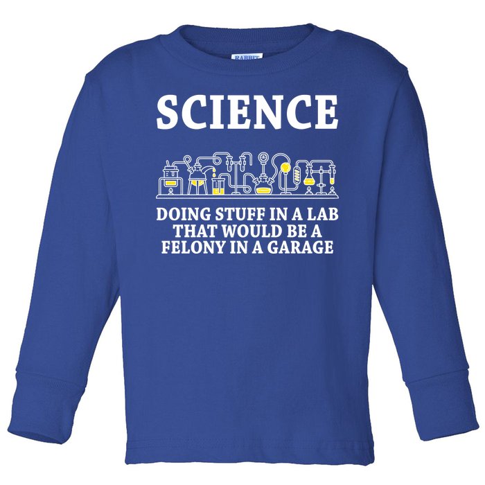 Funny Science Definition Toddler Long Sleeve Shirt